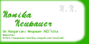monika neupauer business card